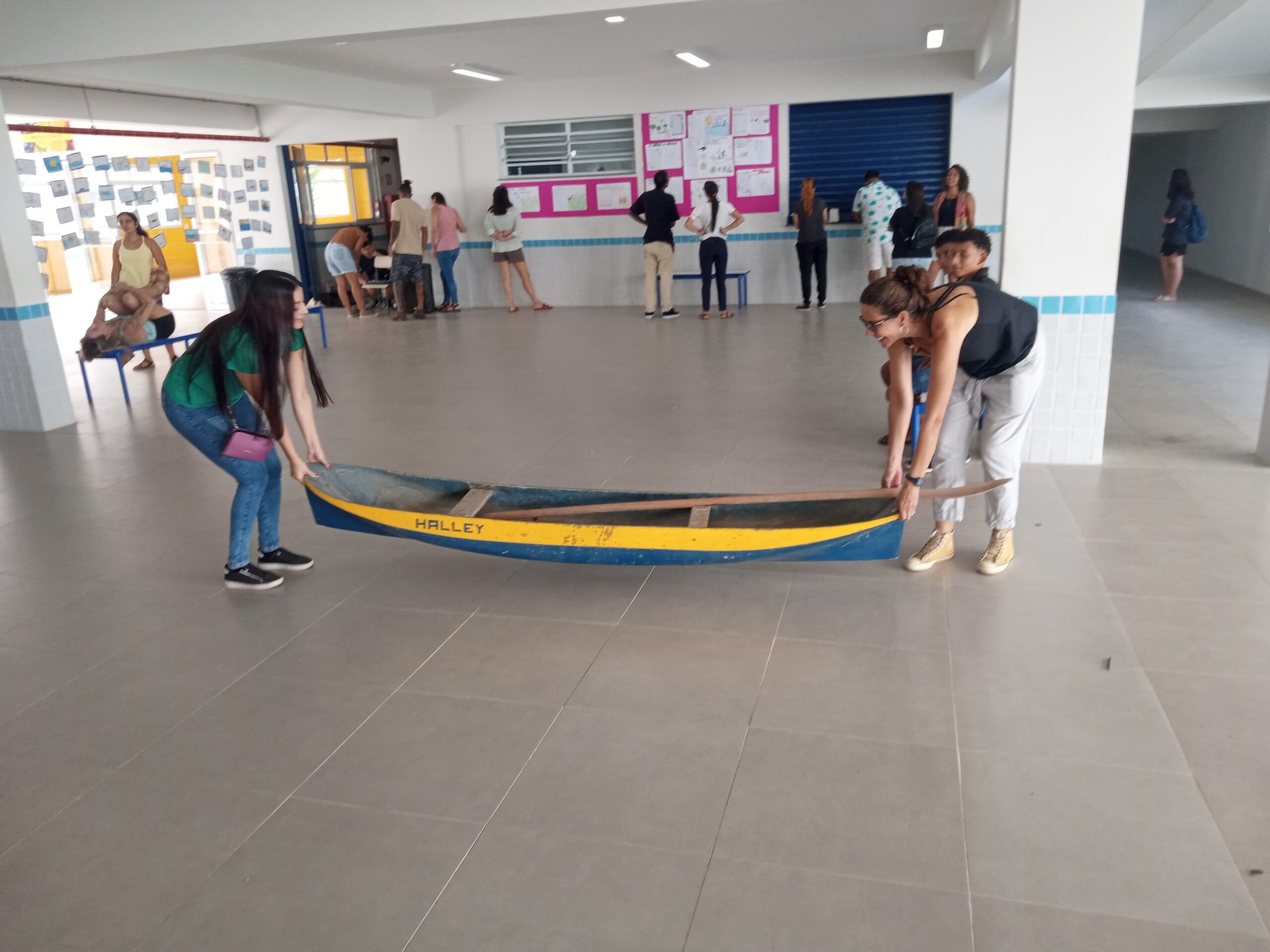 Preparações da festa da cultura caiçara